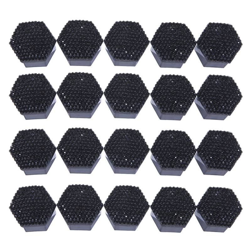 Haiki 20pcs Lug Nussabdeckung 17/19/21 Autoradmutterkappen Zum Schutz Kappen Anti Rust Schraubenabdeckung Auto Reifenmutterschraubendekoration Dekoration von Haiki