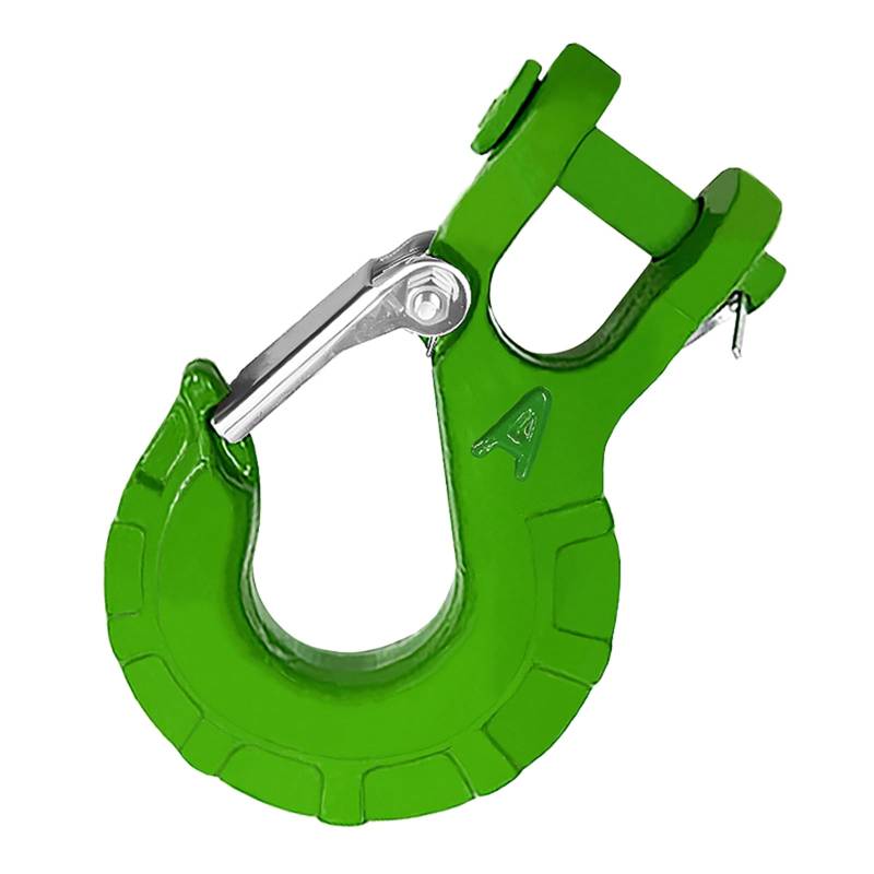 Haiki 3/8 "Winch Hakenladungskapazität 6613lbs Stahl Winch Hook Winch Schleppschlepper Sliphaken Für Syntheticrope Winch Cable von Haiki