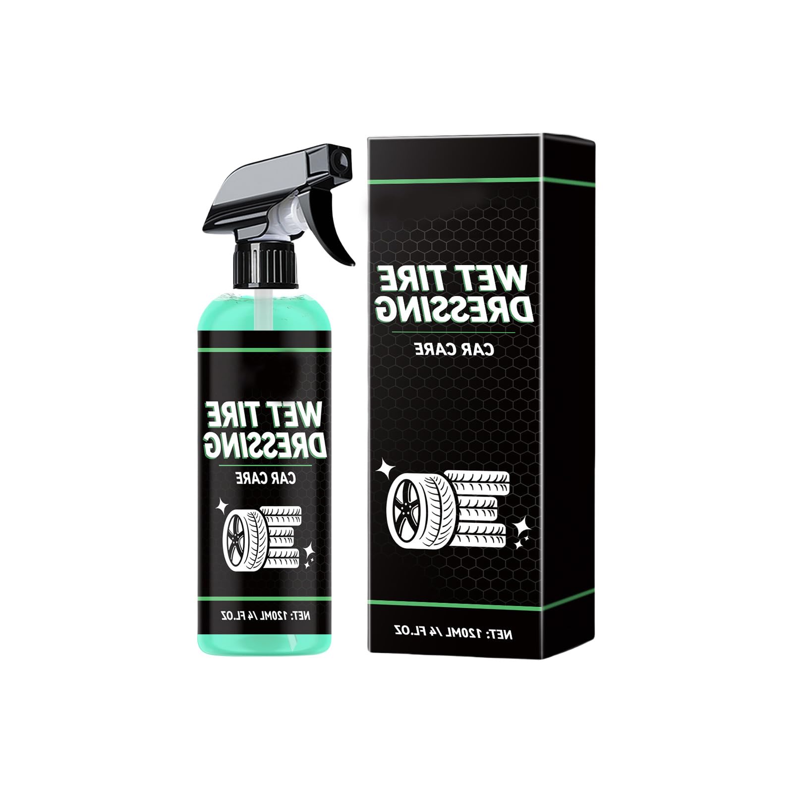 Haiki Automobil-Reifenreinigungsschaum-Sprays, Hochleistungs-Reifenglanz-Schutz für Schmutzentfernung und langanhaltendes glänzendes Finish Haiki Automobil-Reifenreinigungsschaum-Sprays, Hochleistungs-Reifenglanz-Schutz für Schmutzentfernung und langanhaltendes glänzendes Finish von Haiki