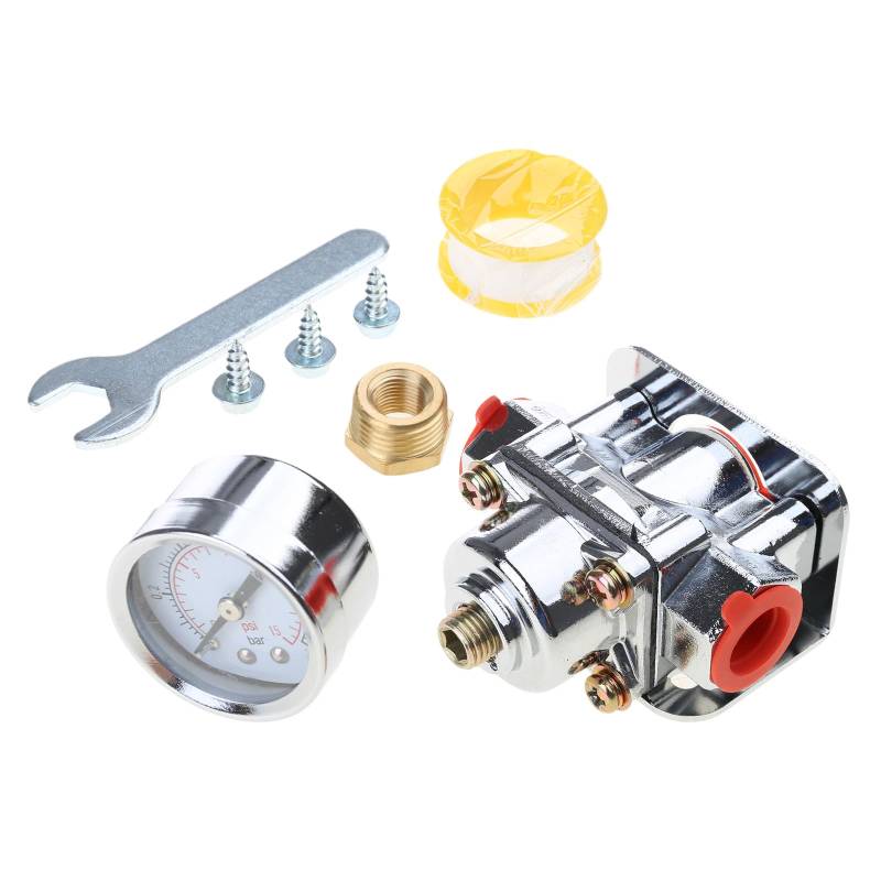 Haiki Manuelle Vergaser Kohlenhydratölpumpen 3/8 "(10 Mm) Ölleitungsdruckregler 1-4PSI 12-804 4.5-9PSI 12-803 von Haiki