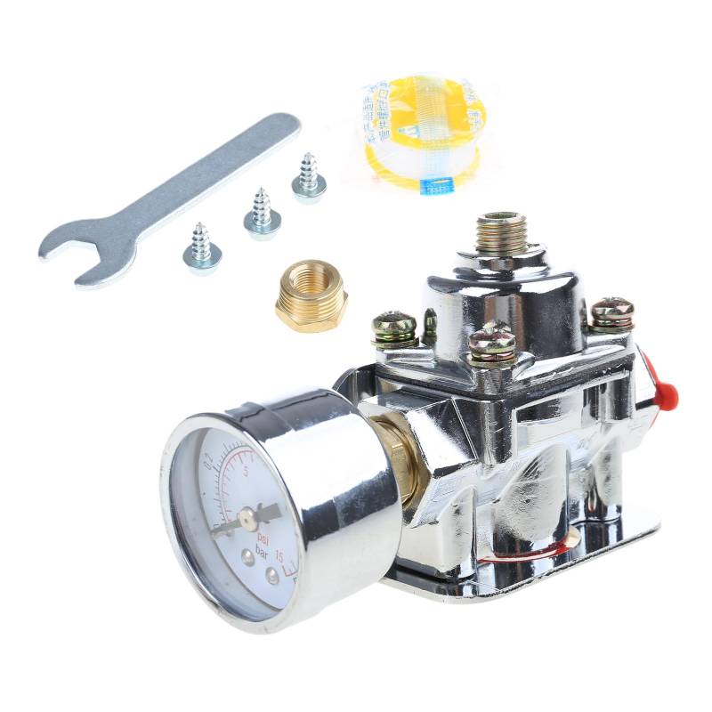 Haiki Manuelle Vergaser Kohlenhydratölpumpen 3/8 "(10 Mm) Ölleitungsdruckregler 1-4PSI 12-804 4.5-9PSI 12-803 von Haiki