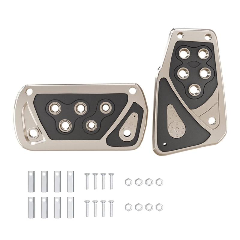 Haiki Nonslip Car Interior Footreest Pedale Deckt Automatische Bremsbeschleunigerpedale Abdecken Autozubehör von Haiki