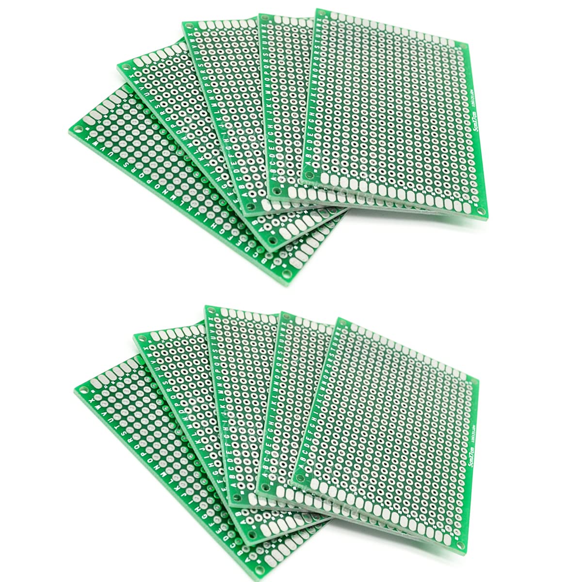 Hailege 10pcs 5x7cm Prototyp PCB 5 * 7 FR-4 Prototyp PCB Universal Printed Board Doppelseitig verzinnt für Elektronik DIY Hailege 10pcs 5x7cm Prototyp PCB 5 * 7 FR-4 Prototyp PCB Universal Printed Board Doppelseitig verzinnt für Elektronik DIY von Hailege