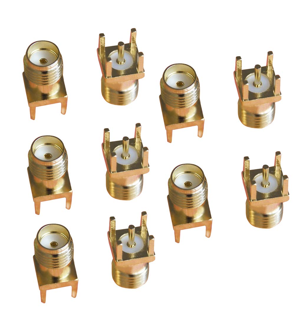 Hailege 10pcs GPS GSM Antenne Teil SMA Buchse Buchse Löten PCB Mount Straight RF Steckverbinder Gold Hailege 10pcs GPS GSM Antenne Teil SMA Buchse Buchse Löten PCB Mount Straight RF Steckverbinder Gold von Hailege