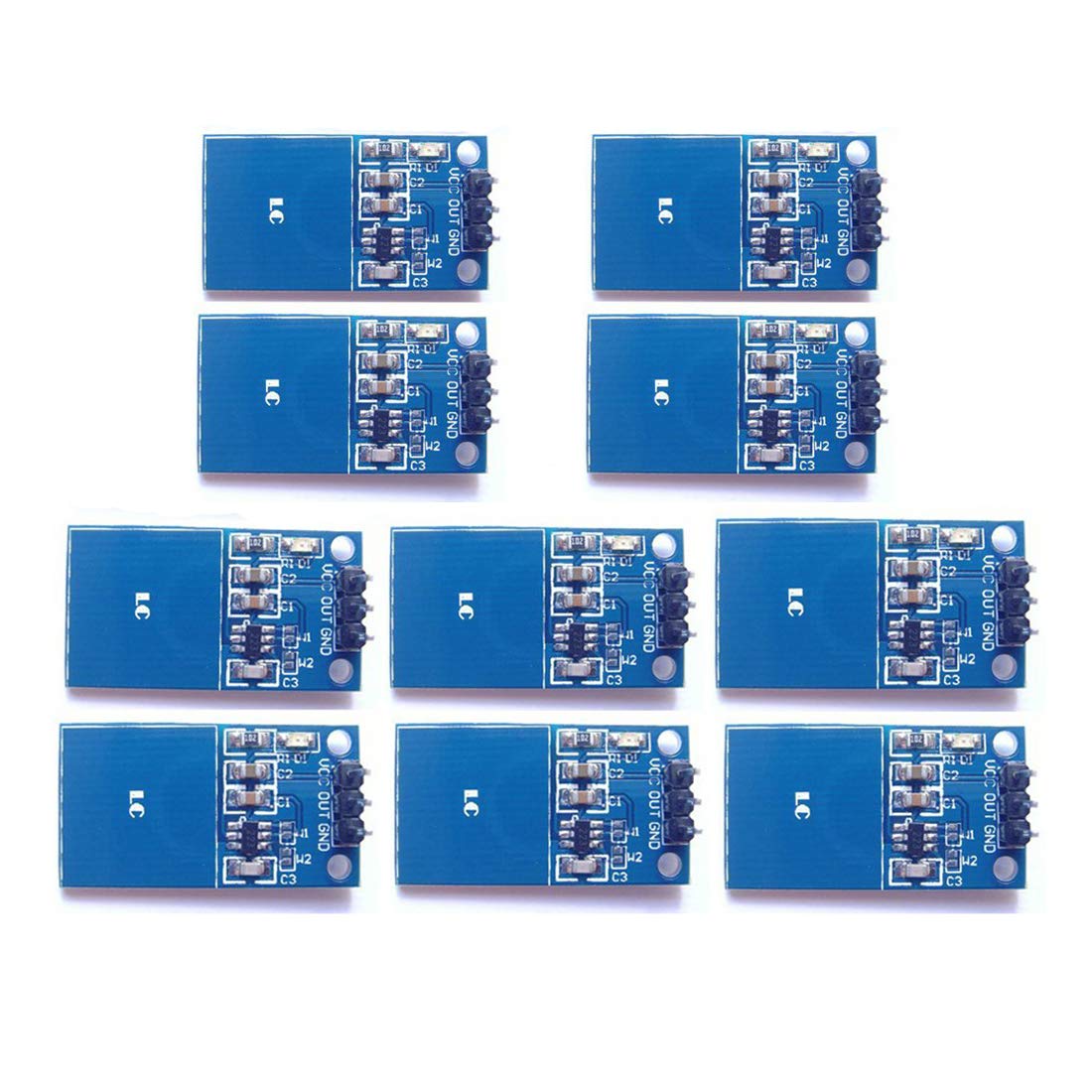 Hailege 10pcs TTP223 Kapazitives Touch-Schalter-Modul mit einem Schlüssel Digitaler Touch-Sensor-Touch-Schalter-Touch-Schalter-Touch-Sensor Hailege 10pcs TTP223 Kapazitives Touch-Schalter-Modul mit einem Schlüssel Digitaler Touch-Sensor-Touch-Schalter-Touch-Schalter-Touch-Sensor von Hailege