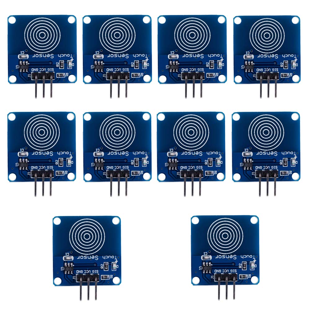Hailege 10pcs TTP223B kapazitiver Touch-Schalter-Modul-Touch-Sensor-Schalter, digitaler kapazitiver Touch-Sensor-Schalter, DC 2~5,5 V Raspberry Pi Hailege 10pcs TTP223B kapazitiver Touch-Schalter-Modul-Touch-Sensor-Schalter, digitaler kapazitiver Touch-Sensor-Schalter, DC 2~5,5 V Raspberry Pi von Hailege