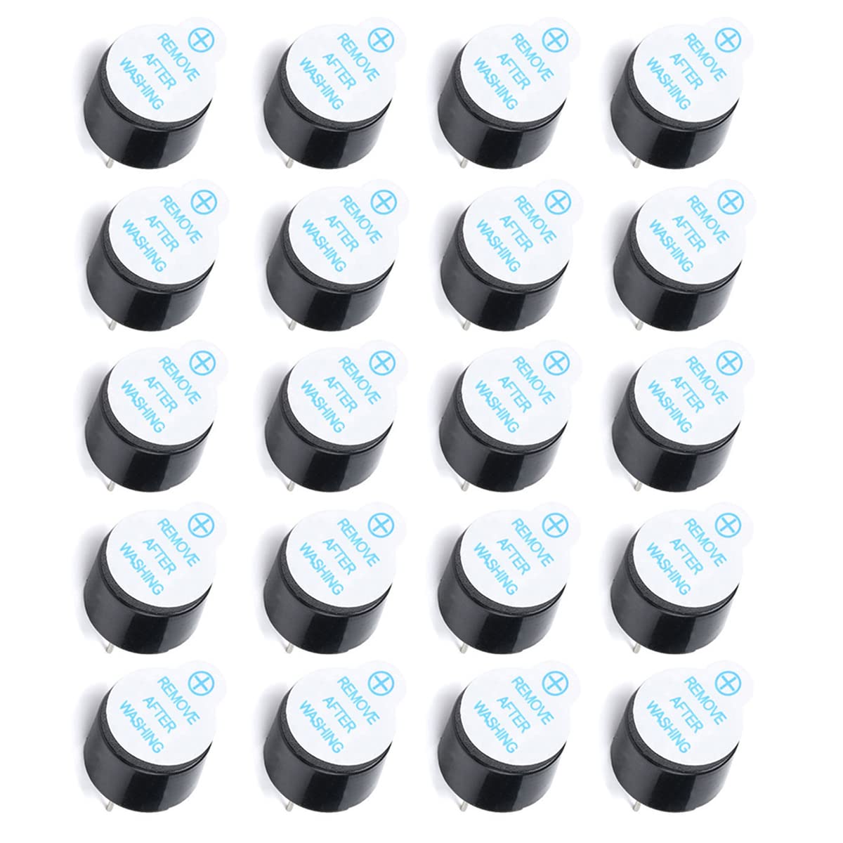 Hailege 20pcs 5V Integrierter aktiver Summer Alarm Sounder Lautsprecher Elektromagnetischer Summer 12 * 9,5mm Hailege 20pcs 5V Integrierter aktiver Summer Alarm Sounder Lautsprecher Elektromagnetischer Summer 12 * 9,5mm von Hailege