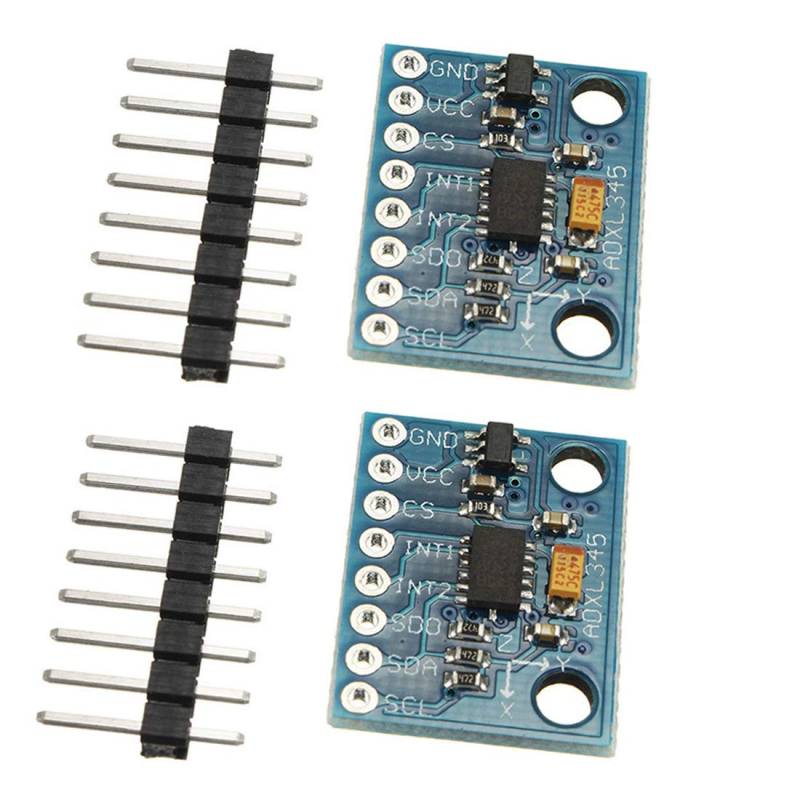 Hailege 2pcs ADXL345 3-Axis Digital Acceleration of Gravity Tilt Module GY-291 IIC/SPI Transmission von Hailege