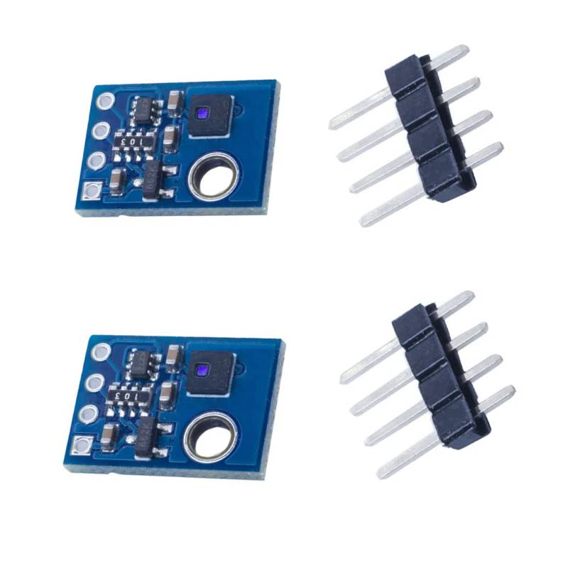 Hailege 2pcs AHT21 High Precision Digital Temperature and Humidity Sensor Module I2C IIC DC 2.0-5.5V Replace AHT10 Upgraded Version von Hailege