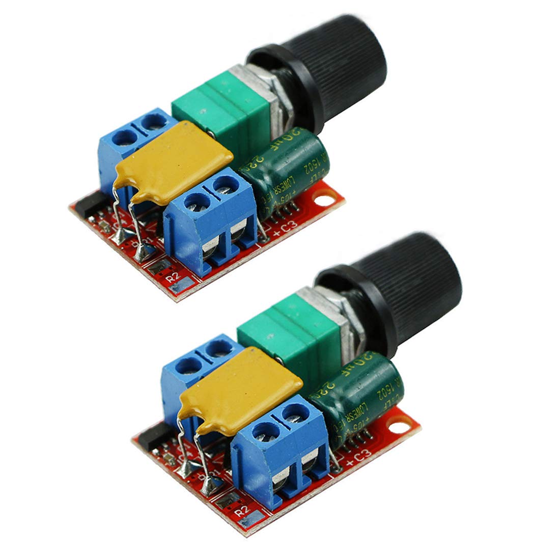 Hailege 2pcs DC Motor PWM Drehzahlregler 3V 6V 12V 24V 35V Drehzahlregler Schalter Mini LED Dimmer DC 3V-35V 5A 90W Hailege 2pcs DC Motor PWM Drehzahlregler 3V 6V 12V 24V 35V Drehzahlregler Schalter Mini LED Dimmer DC 3V-35V 5A 90W von Hailege