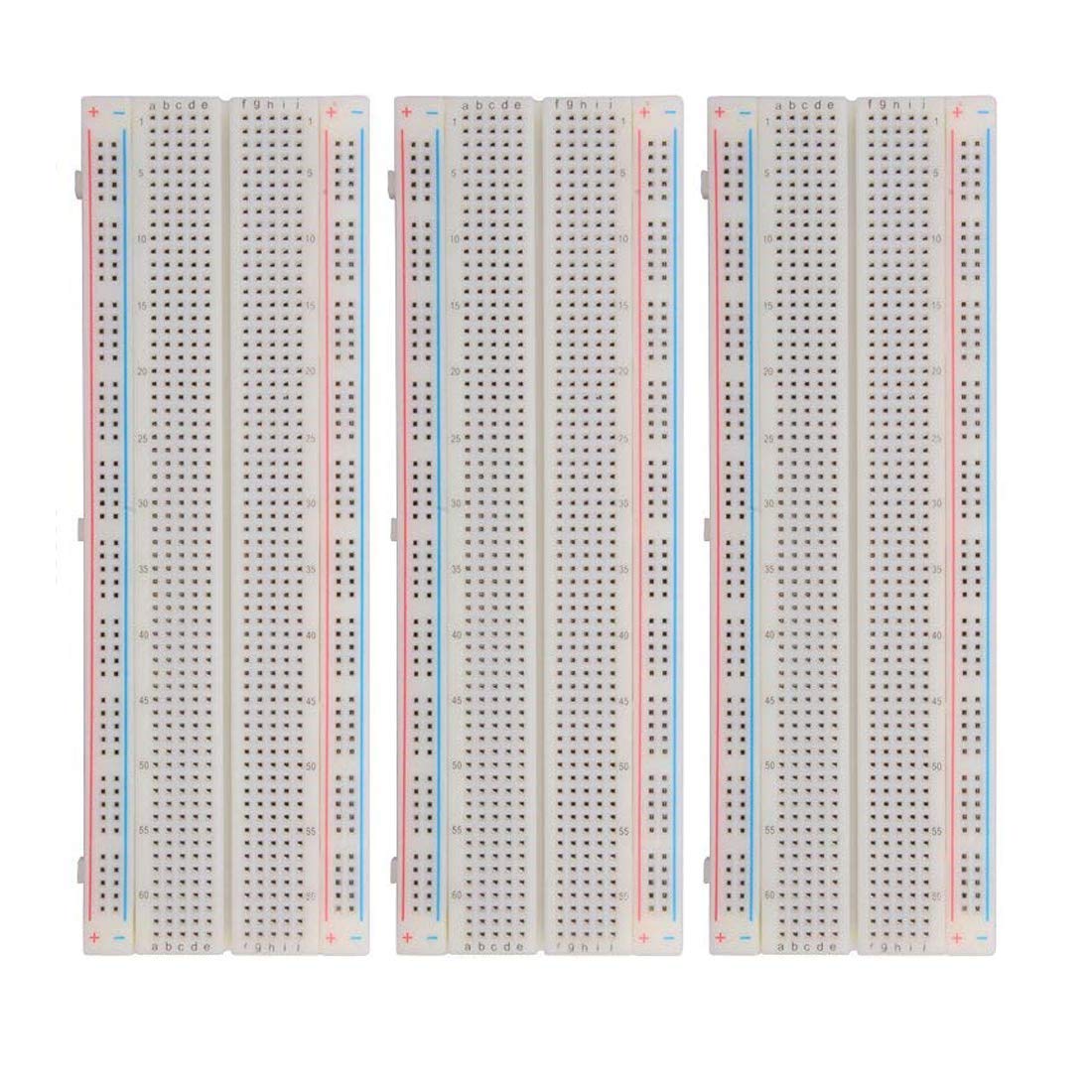 Hailege 3pcs 830 Krawatten lötfrei Protype Breadboard Lötfreies BreadBoard 165x55x10MM für Circuit Connects Electronic Experiment Hailege 3pcs 830 Krawatten lötfrei Protype Breadboard Lötfreies BreadBoard 165x55x10MM für Circuit Connects Electronic Experiment von Hailege