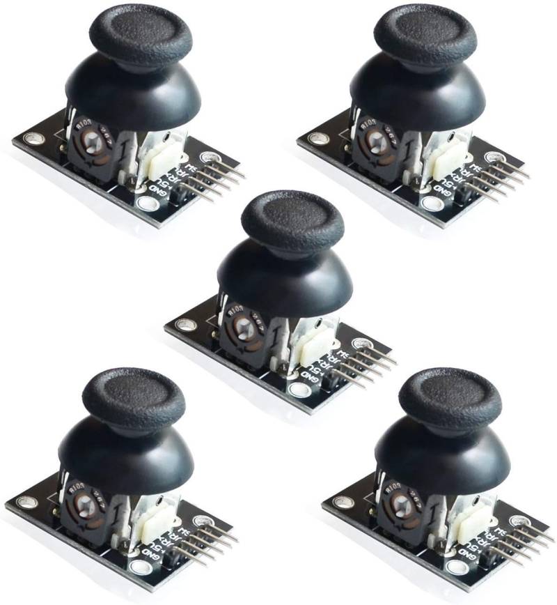 Hailege 5pcs Game Joystick Sensor Game Controller Sensor JoyStick Breakout Module for PS2 Raspberry Pi von Hailege