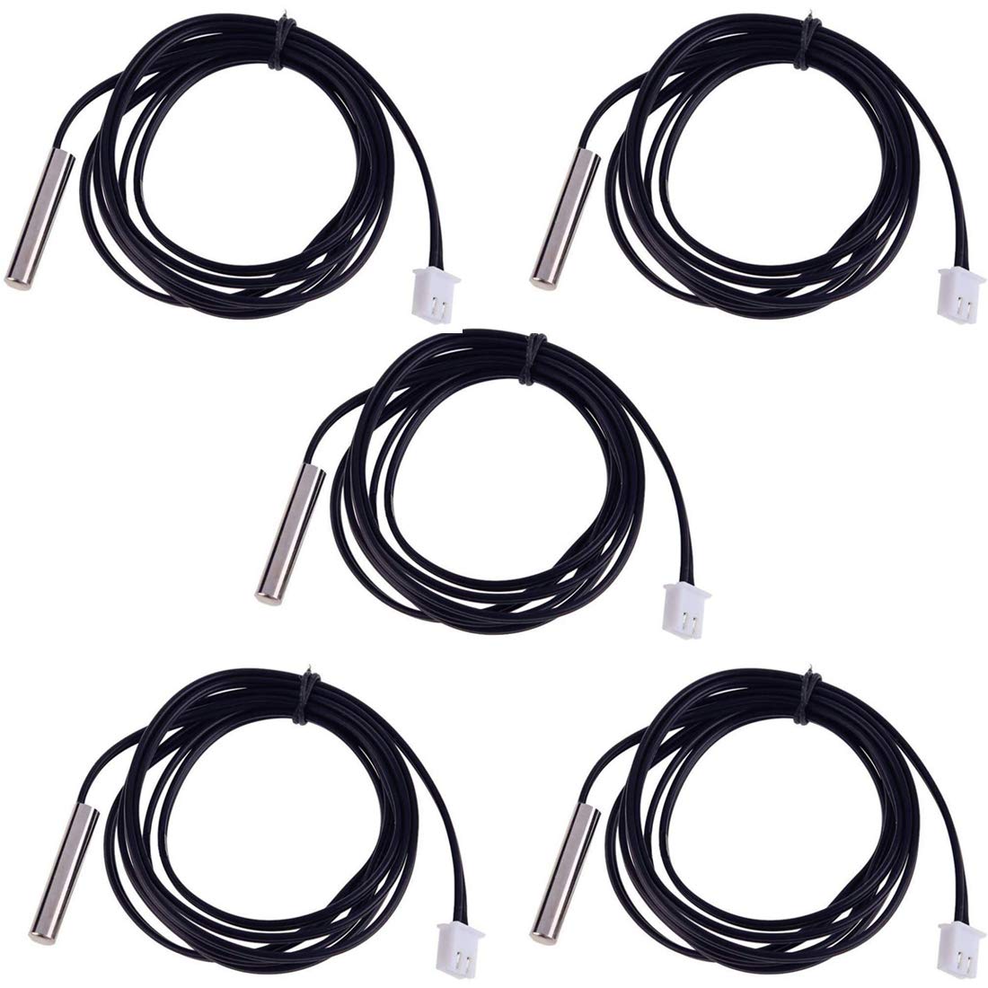 Hailege 5pcs NTC Temperatursensor 100K 1% NTC B3950 Wasserdichte Sonde Thermistor Genauigkeit Temperatursensor Präzisionstemperaturfühler 1M Hailege 5pcs NTC Temperatursensor 100K 1% NTC B3950 Wasserdichte Sonde Thermistor Genauigkeit Temperatursensor Präzisionstemperaturfühler 1M von Hailege