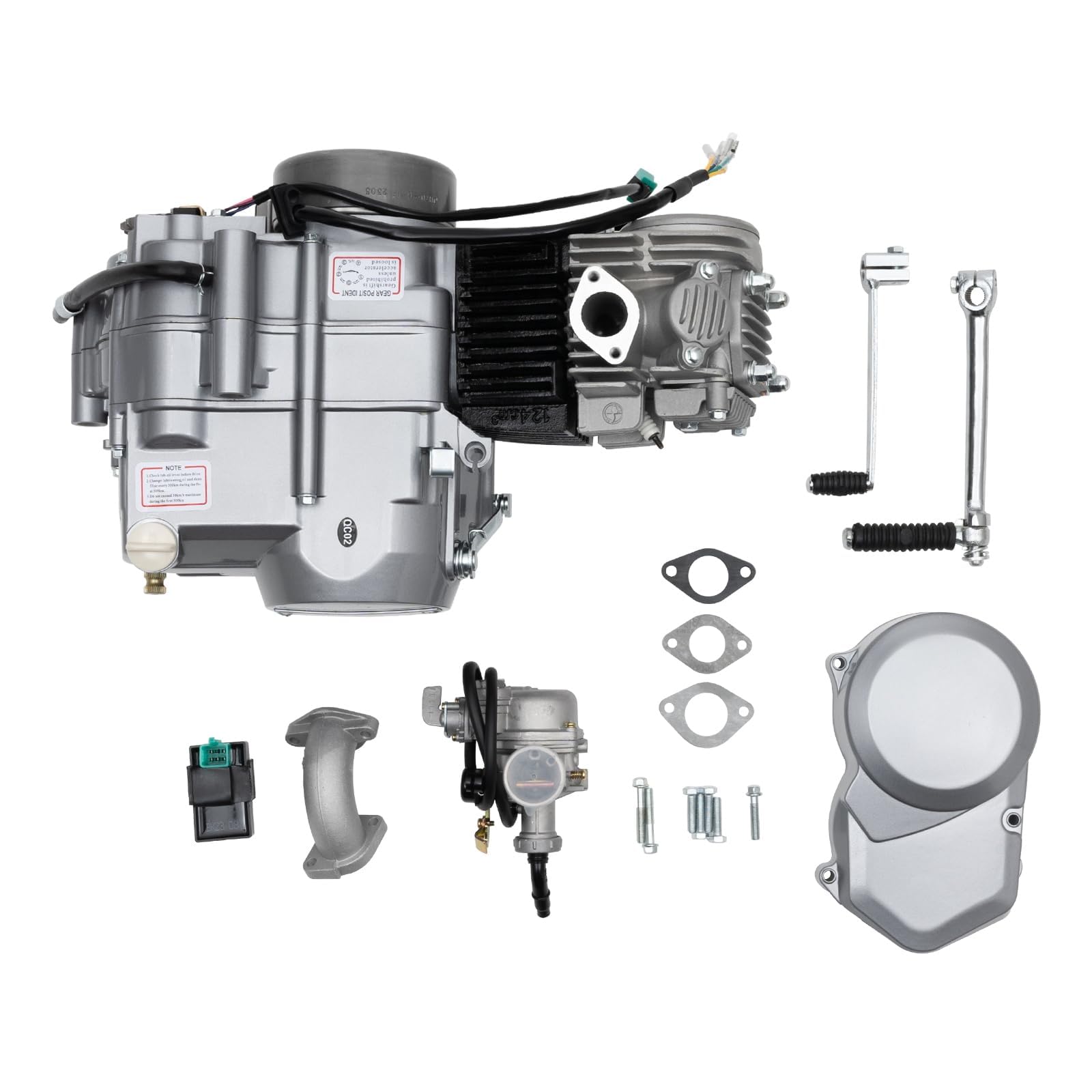 125ccm 4-Takt Engine Motor Engine Kit, 6500W Pit Dirt Bike ATV Quad For CRF50 Z50 nur für Motorräder Geeignet von Haitiahote