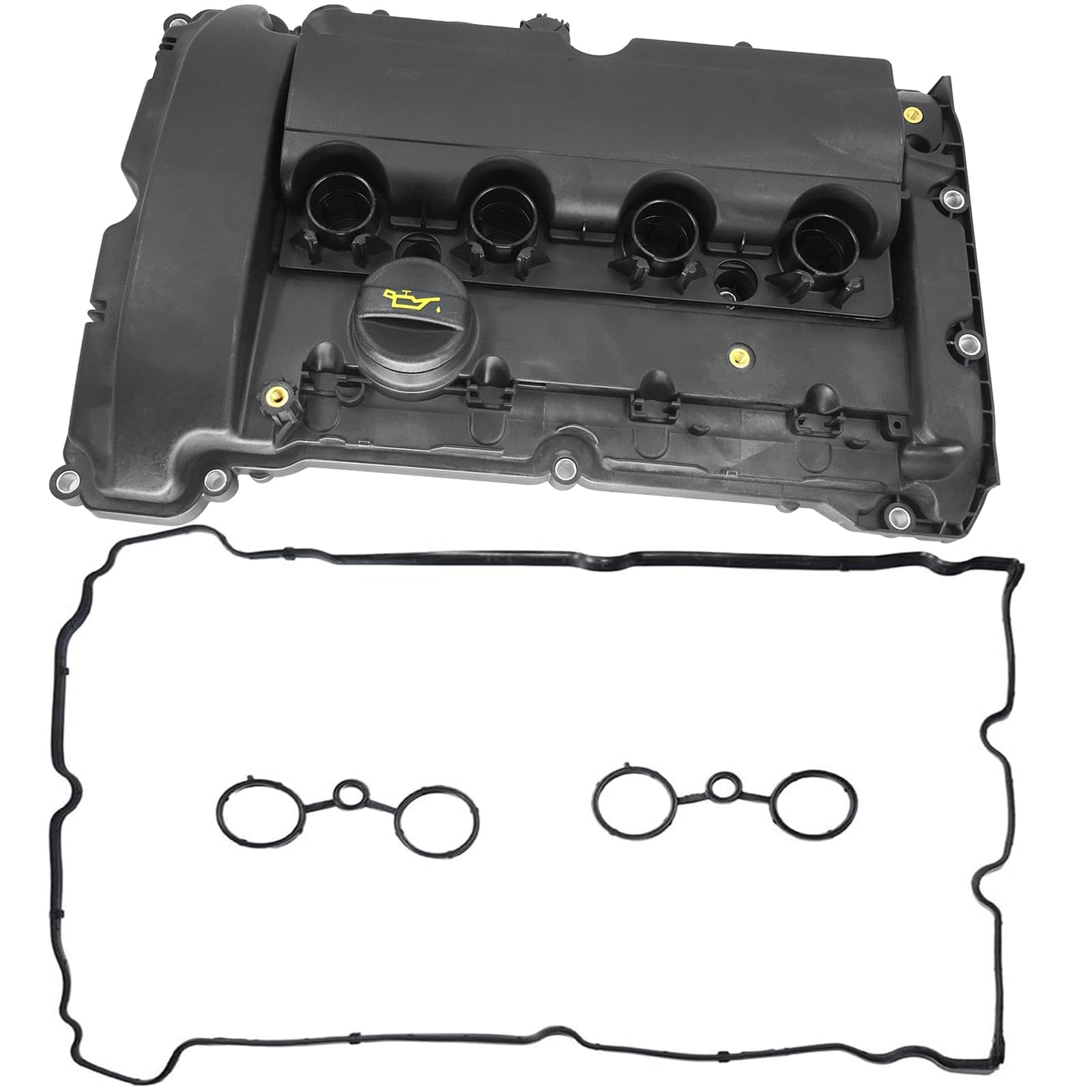 Hajus 1031017 Ventildeckel Zylinderkopfhaube Motorventildeckel mit Dichtung Deckel für Mini Cooper S R56 Cabriolet R57 1.6L L14 2006-2015 Clubman R55 Coupe R58 Mini Roadster R59 1.6L L14 2007-2015 Hajus 1031017 Ventildeckel Zylinderkopfhaube Motorventildeckel mit Dichtung Deckel für Mini Cooper S R56 Cabriolet R57 1.6L L14 2006-2015 Clubman R55 Coupe R58 Mini Roadster R59 1.6L L14 2007-2015 von Hajus Autoteile Germany