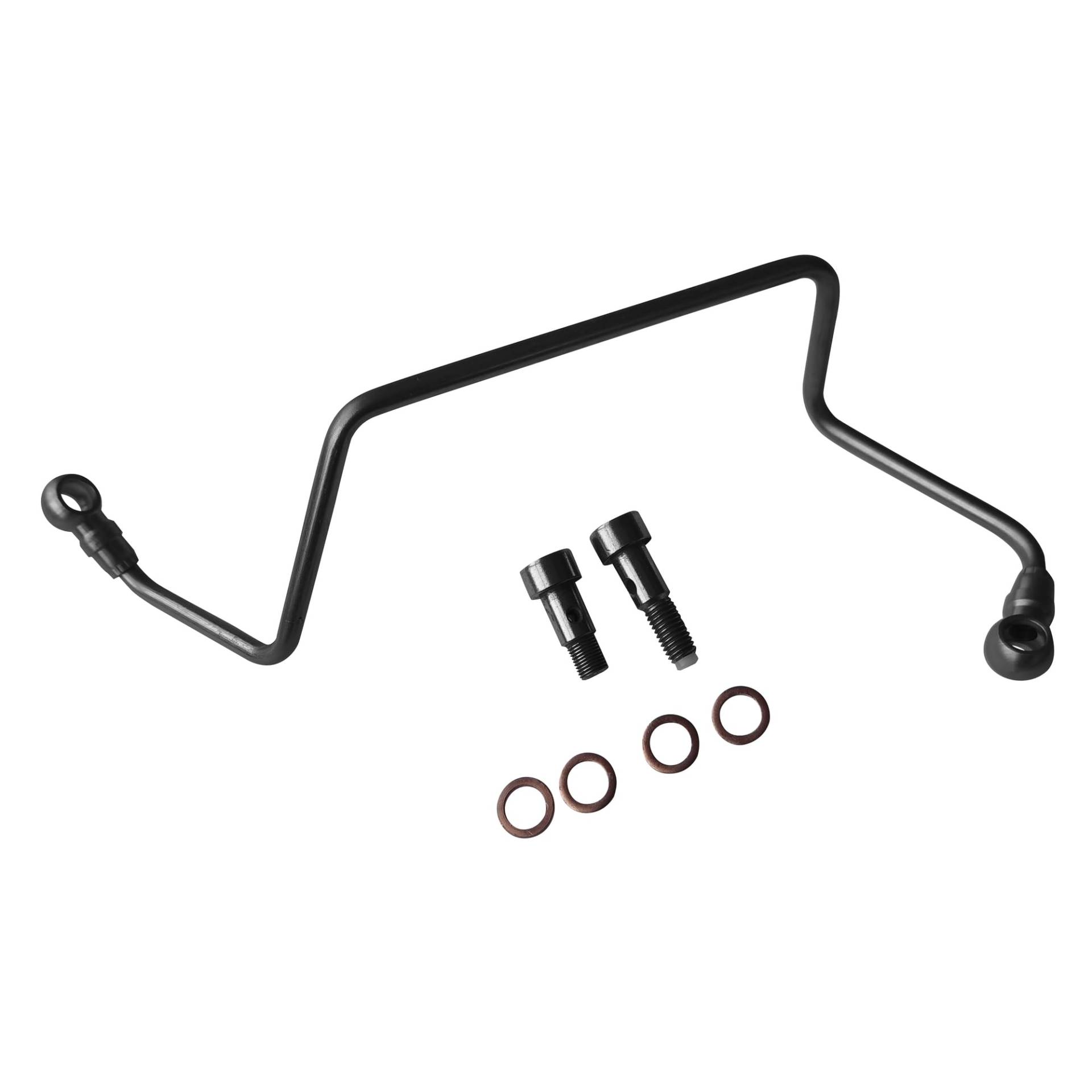 Hajus 1151578 Ölleitung Vorlaufleitung Turbolader Kompatibel mit Citroen Berlingo C2 C3 II C4 C5 Mazda 3 Mini R56 Peugeot 206 307 407 1007 3008 5008 Partner Volvo C30 S40 II S80 II V50 V70 0379.68 von Hajus Autoteile Germany