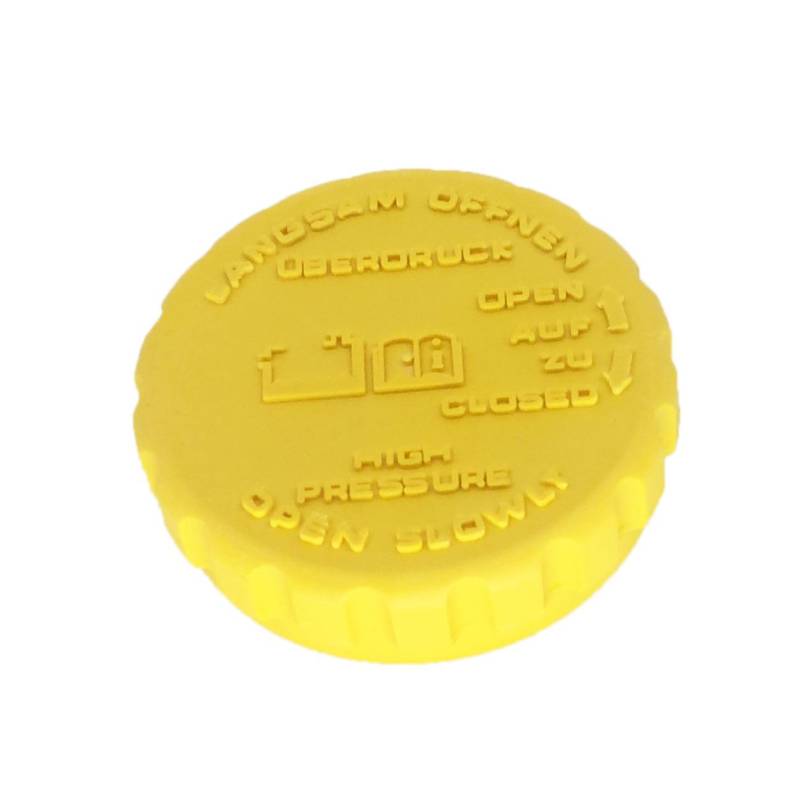 Hajus 1211141 Verschlussdeckel Kühlmittelbehälter Gelb Kunststoff Kompatibel mit Ford Cougar Escort Fiesta Opel Astra Combo Corsa Zafira von Hajus Autoteile Germany