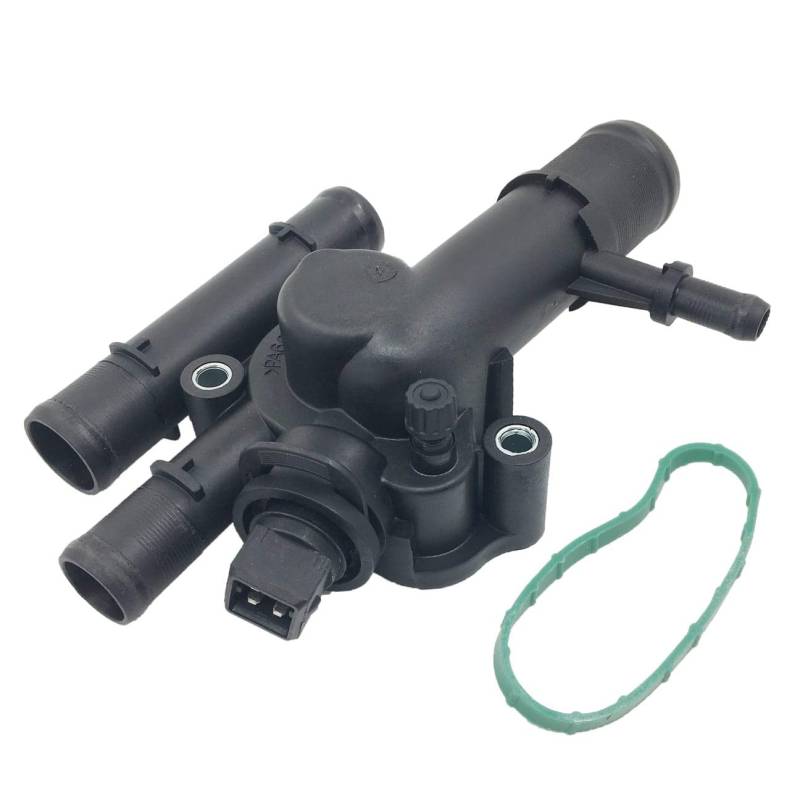 Hajus 1211322 Thermostat mit Gehäuse mit Sensor & Dichtung 89°C Kompatibel mit Nissan Primastar Opel Vivaro Renault Kangoo 1.9 DTi 82 00 074 346 von Hajus Autoteile Germany