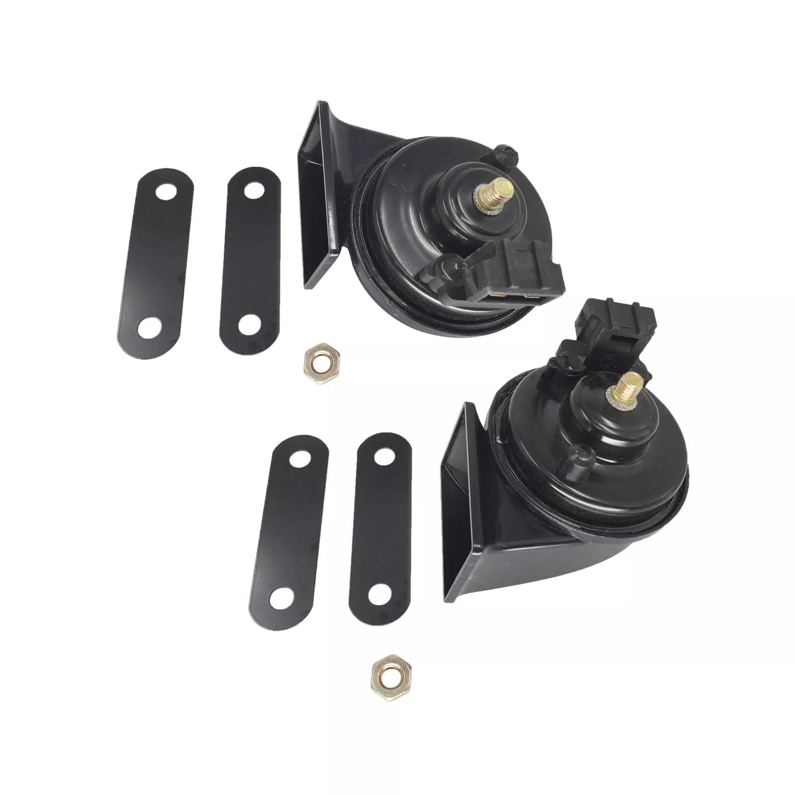 Hajus 919106668 2x Horn Hupe Fanfare Signalhorn Tiefton + Hochton kompatibel mit A3 TT Seat Skoda VW T3 T4 Hajus 919106668 2x Horn Hupe Fanfare Signalhorn Tiefton + Hochton kompatibel mit A3 TT Seat Skoda VW T3 T4 von Hajus Autoteile Germany