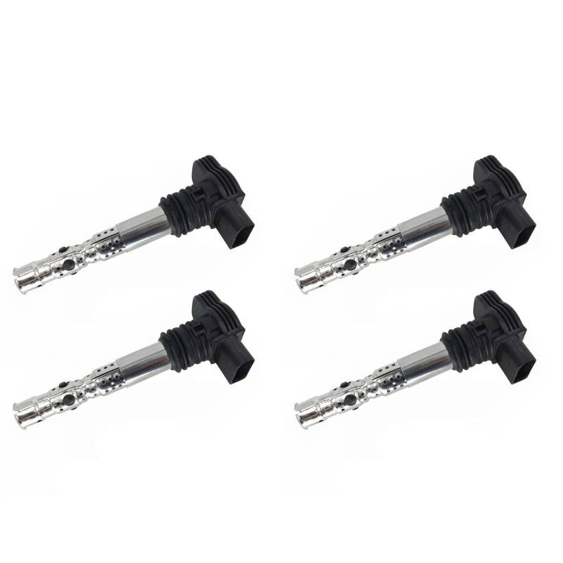 Hajus 9411017001 4x Zündspule Zündmodul 06B905115L kompatibel mit A3 A4 Skoda Octavia Superb VW Golf 4 1.8T von Hajus Autoteile Germany