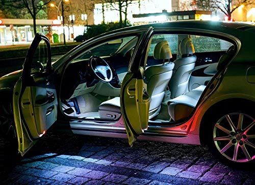 Für Mazda3BL - WEISSE INNENRAUMBELEUCHTUNG Set Umrüstsatz Innenraum Beleuchtung. Eine sehr exklusive KALT WEISSE Optik. von - Hallenwerk von Hallenwerk