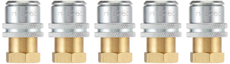 Haltec H-5265 Standard-Luftfutter mit Bohrung, 5 Stück von Haltec