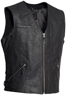 Halvarssons Cut, Lederweste - Schwarz - XL von Halvarssons