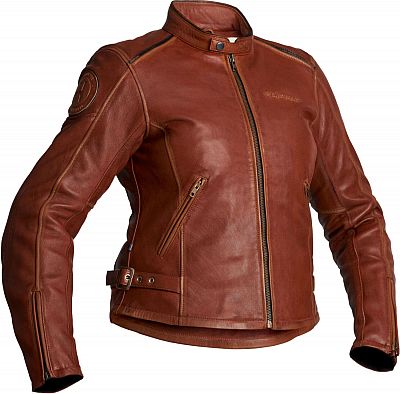 Halvarssons Nyvall, Lederjacke Damen - Braun - 38 von Halvarssons