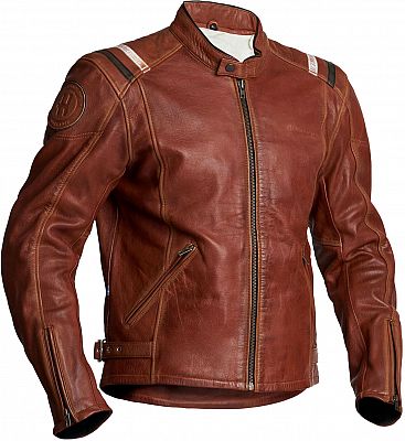 Halvarssons Skalltorp, Lederjacke - Braun - 48 von Halvarssons