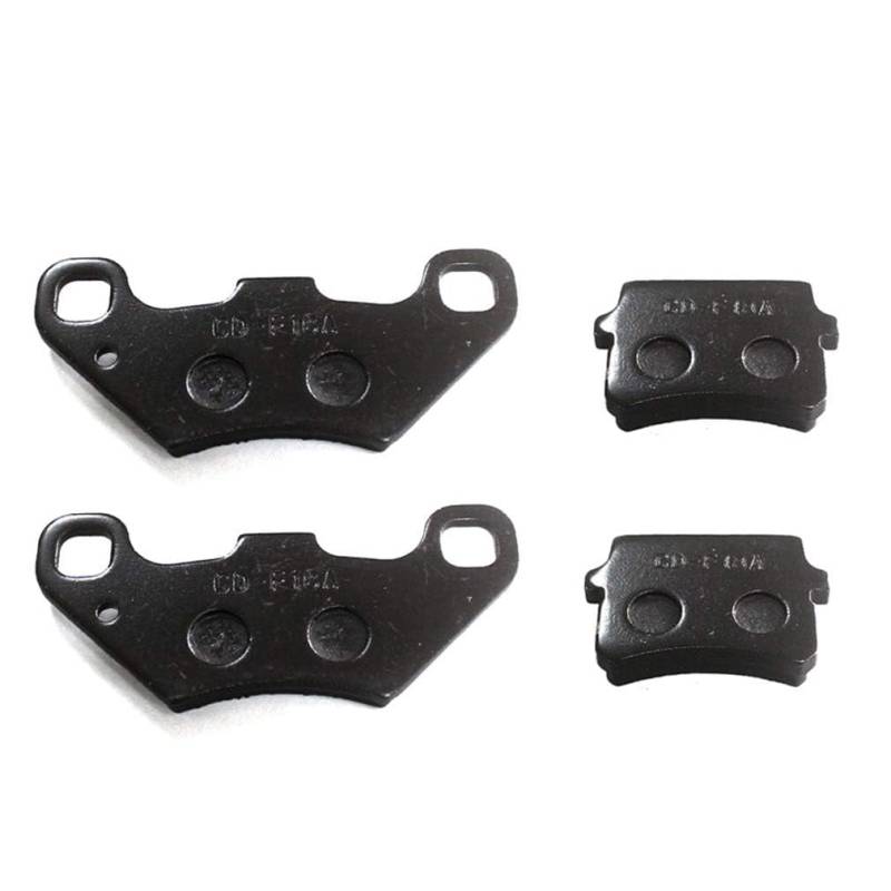 2 Stück Bremsbeläge Bremsen Set passend für hinten Quad ATV 50 70 110ccm Bashan vorne 200ccm 250ccm von Hamender