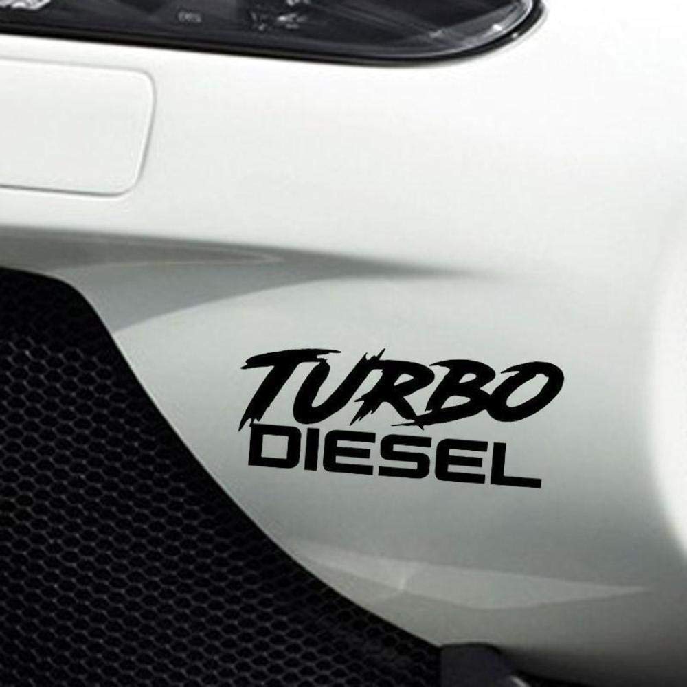 Handmade By Stukk Turbo-Diesel-Spaß-Fenster-Bumper-Aufkleber-Aufkleber wasserdichtes Vinyl-Dekor 12,9 cm x 5 cm - schwarz Handmade By Stukk Turbo-Diesel-Spaß-Fenster-Bumper-Aufkleber-Aufkleber wasserdichtes Vinyl-Dekor 12,9 cm x 5 cm - schwarz von Handmade By Stukk