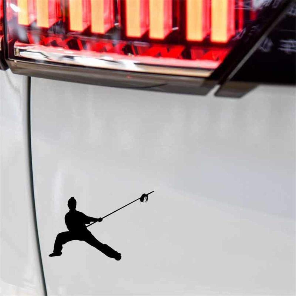 Kung Fu Spear Warrior Art Fun Window Bumper Vinyl Decal JDM Sticker 12.7CMx8.4CM - Black Kung Fu Spear Warrior Art Fun Window Bumper Vinyl Decal JDM Sticker 12.7CMx8.4CM - Black von Handmade By Stukk