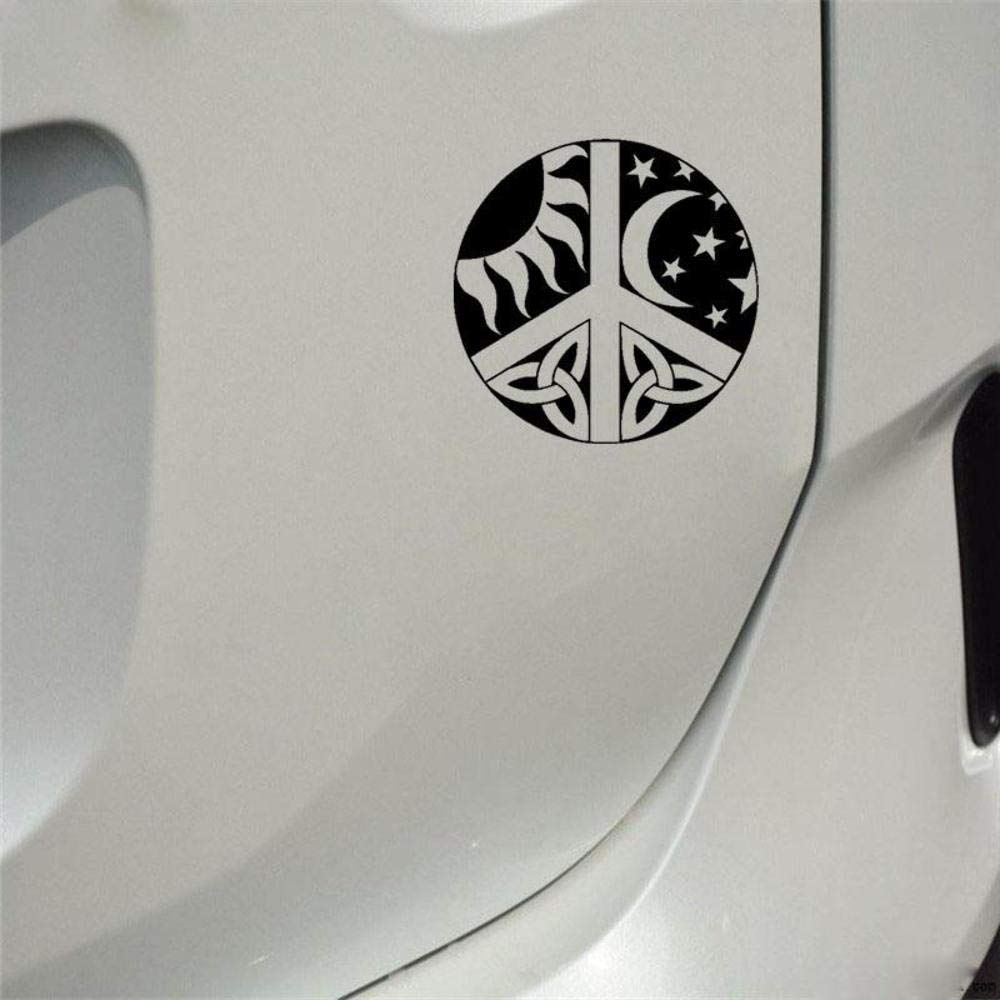 Peace Sign Mix Symbols Design Fun Window Bumper Vinyl JDM Sticker 15.2CMx 15.2CM - Black Peace Sign Mix Symbols Design Fun Window Bumper Vinyl JDM Sticker 15.2CMx 15.2CM - Black von Handmade By Stukk