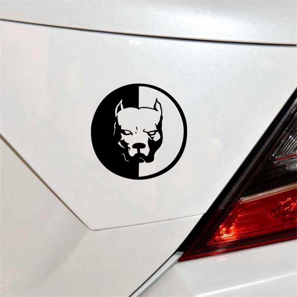 Pitbull-Hunde-Aufkleber, wasserdicht, lustig, für Fenster, Stoßstange, Vinyl Pitbull-Hunde-Aufkleber, wasserdicht, lustig, für Fenster, Stoßstange, Vinyl von Handmade By Stukk