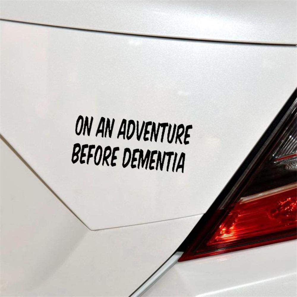 Stukk Stickers Auf einem Abenteuer vor demenzer Spaßfenster-Bumper Vinyl JDM-Aufkleber 17.8cmx6.6cm - Schwarz Stukk Stickers Auf einem Abenteuer vor demenzer Spaßfenster-Bumper Vinyl JDM-Aufkleber 17.8cmx6.6cm - Schwarz von Handmade By Stukk