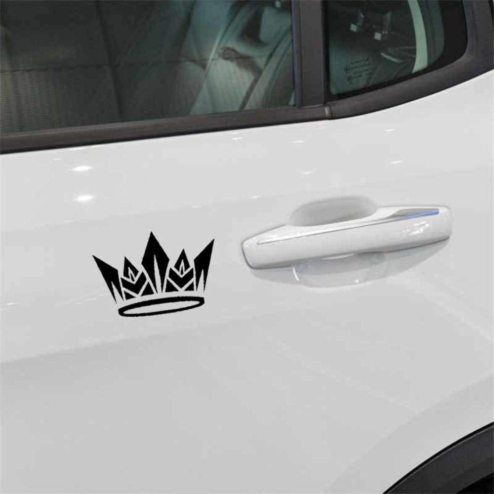 Stukk Stickers Diamantform Krone Spaßfenster Autoaufkleber Vinylaufkleber 12,7 cm x 12,4 cm - Schwarz Stukk Stickers Diamantform Krone Spaßfenster Autoaufkleber Vinylaufkleber 12,7 cm x 12,4 cm - Schwarz von Handmade By Stukk
