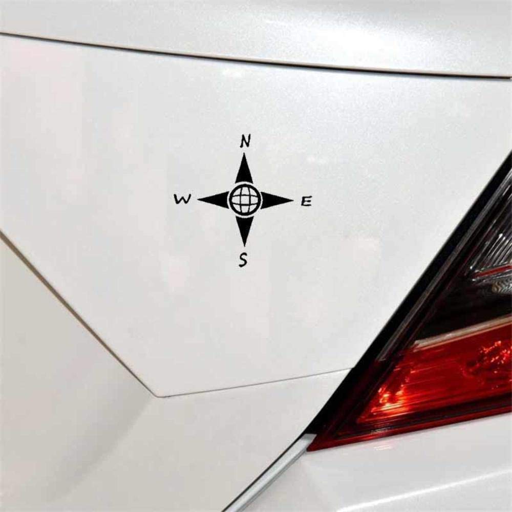 Stukk Stickers Kompass Segelboot Schiff Meer Ozean Reisspaß Aufkleber Vinylaufkleber 12,7 cm x 12,3 cm - Schwarz Stukk Stickers Kompass Segelboot Schiff Meer Ozean Reisspaß Aufkleber Vinylaufkleber 12,7 cm x 12,3 cm - Schwarz von Handmade By Stukk