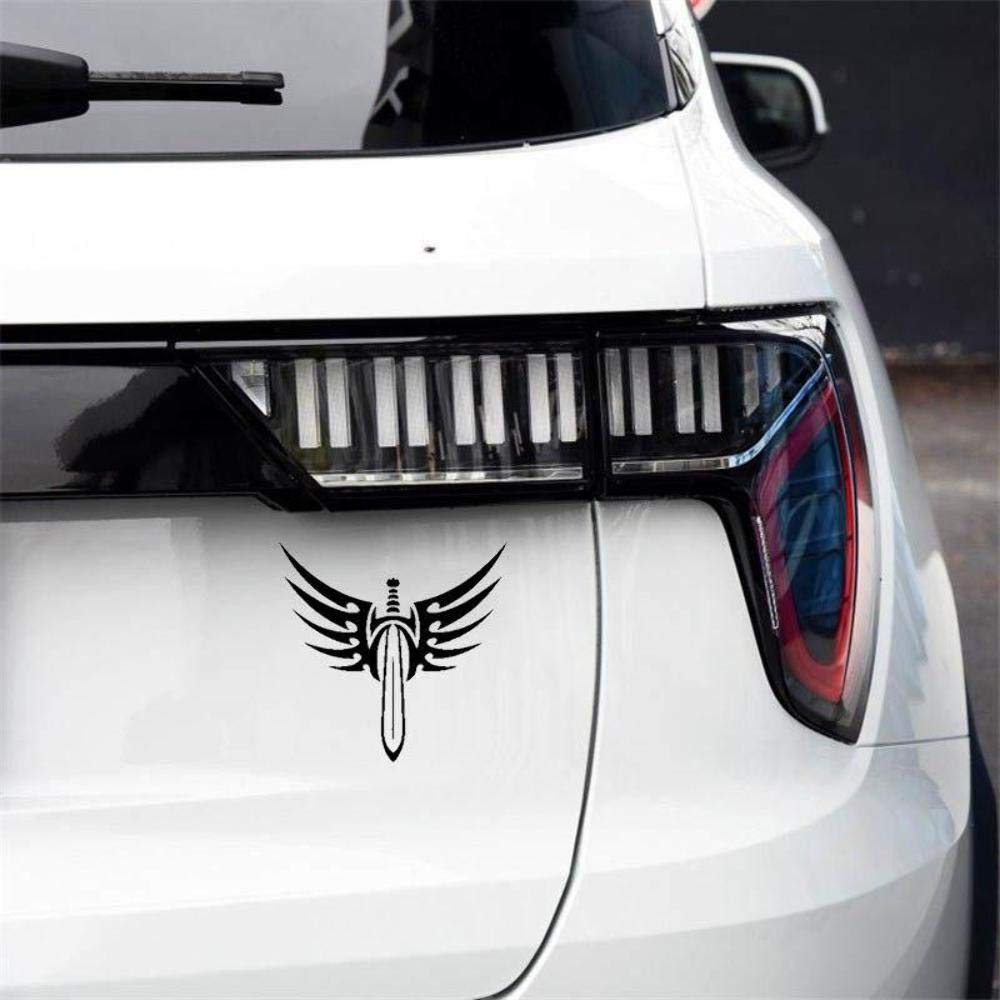 Wing Warrior's Sword Fun Window Bumper Sticker Vinyl Decal 12.7CM X 12.2CM - Black Wing Warrior's Sword Fun Window Bumper Sticker Vinyl Decal 12.7CM X 12.2CM - Black von Handmade By Stukk