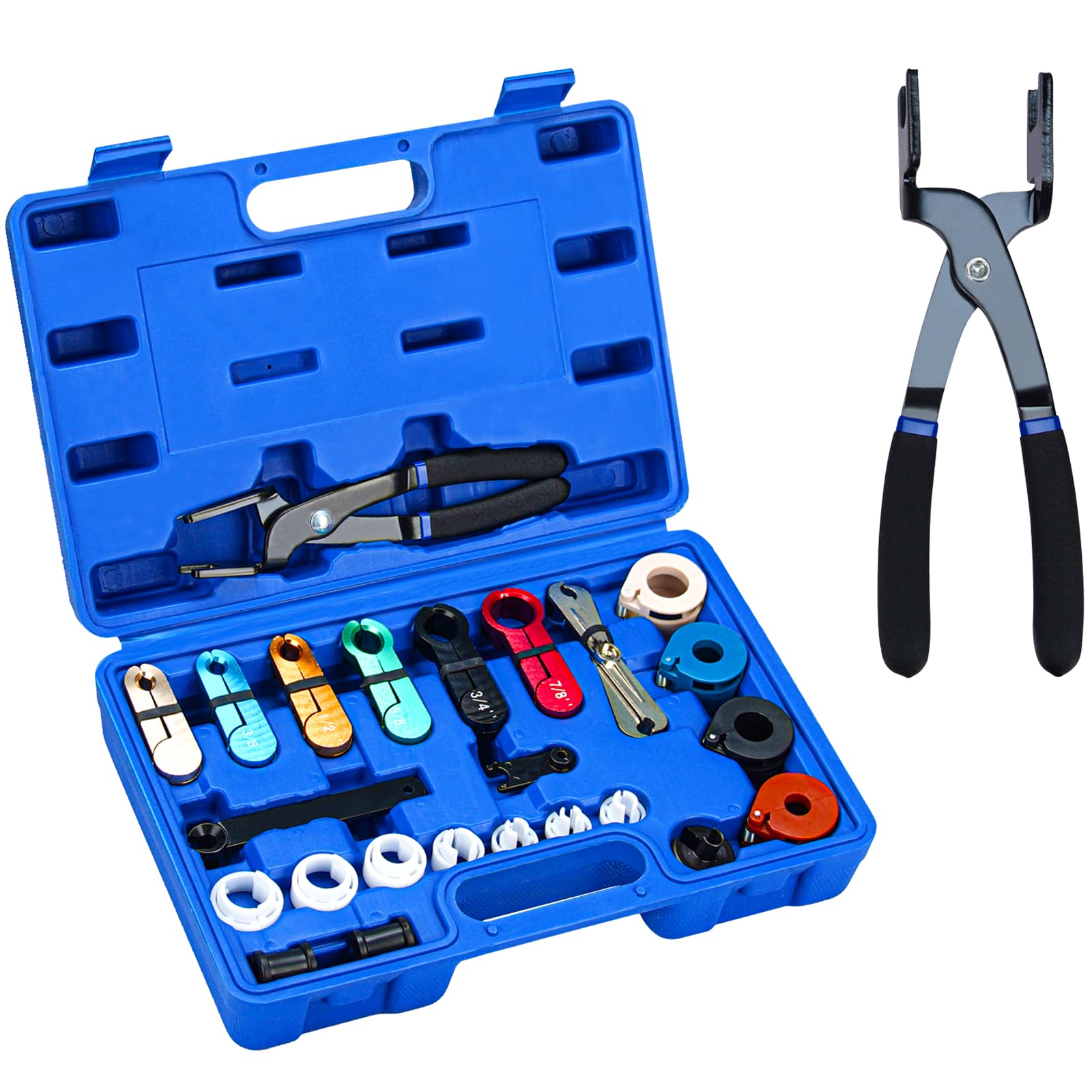 Handor Master Quick Disconnect Tool Kit with Fuel and AC Disconnect Pliers Fuel Line Disconnect Tool Set AC Line Removal Tool Fuel Line Disconnect Tool Handor Master Quick Disconnect Tool Kit with Fuel and AC Disconnect Pliers Fuel Line Disconnect Tool Set AC Line Removal Tool Fuel Line Disconnect Tool von Handor