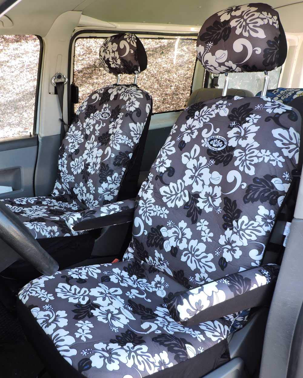 Hang Loose Aloha Hawaii Autositzbezüge - Fahrer- & Beifahrerbezuege, inkl. 2 Stück Kopfstützen- und 4 Stück Armlehnenbezüge - Passend für Fast alle Autositze auch z.B. VW T3, T4, T5, T6 Hang Loose Aloha Hawaii Autositzbezüge - Fahrer- & Beifahrerbezuege, inkl. 2 Stück Kopfstützen- und 4 Stück Armlehnenbezüge - Passend für Fast alle Autositze auch z.B. VW T3, T4, T5, T6 von Hang Loose Aloha Hawaii