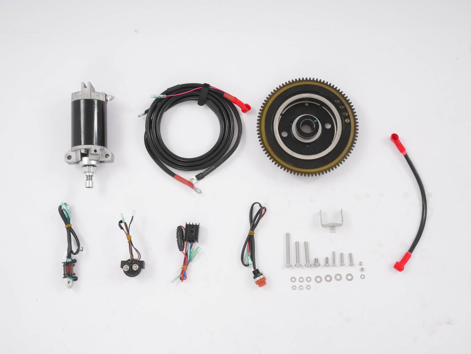 Hanmorfarbi AußEnbordmotor ElektroStarter Kit FüR Yamaha 2-Takt-AußEnbordmotor 39,45HP/40PS, Premium Eisen & Aluminium, Starter Motor Schwungrad Box Spule Schalter Hanmorfarbi AußEnbordmotor ElektroStarter Kit FüR Yamaha 2-Takt-AußEnbordmotor 39,45HP/40PS, Premium Eisen & Aluminium, Starter Motor Schwungrad Box Spule Schalter von Hanmorfarbi