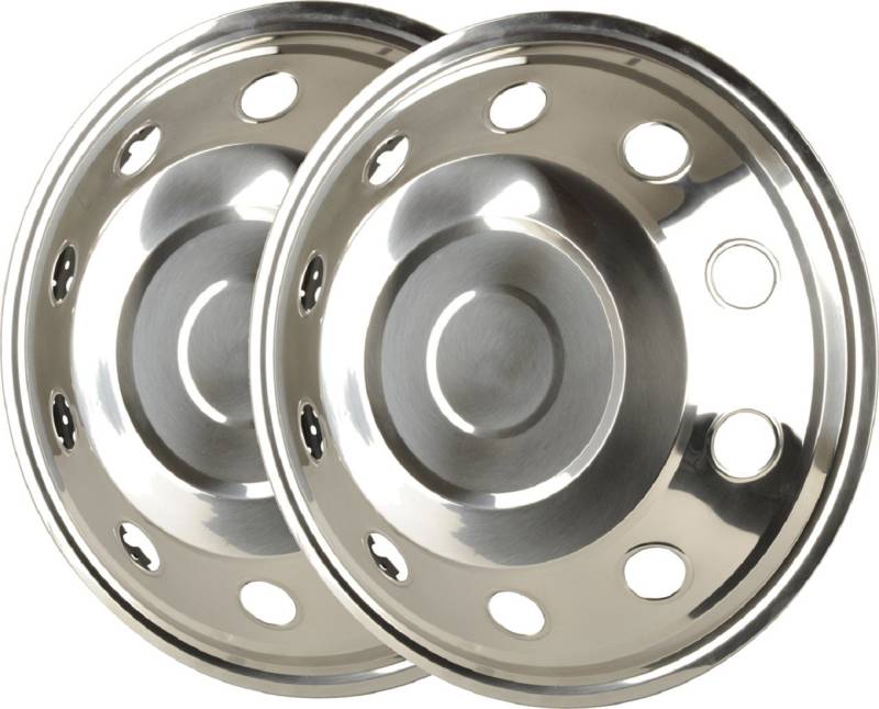 Hansen Styling Parts 16 Zoll Radzierblenden Edelstahl gewölbt für Wohnmobile Transporter und Anhänger von Hansen Styling Parts
