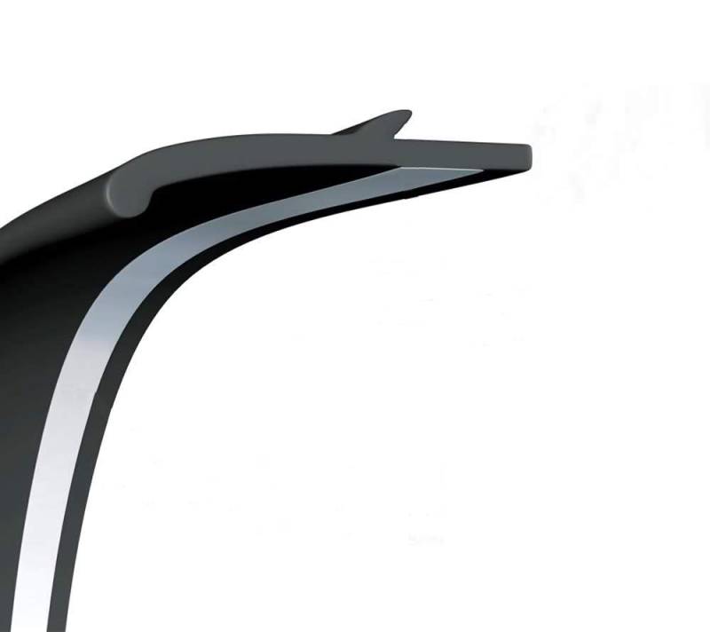 Hansen Styling Parts 1x universelle Kotflügelverbreiterung 60mm Breit - 200 cm lang passend für PKW, Pickup, Wohnmobil, SUV, Transporter Gummilippe Verbreiterung von Hansen Styling Parts