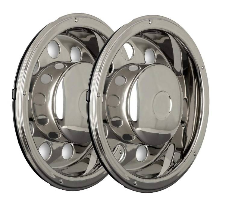 Hansen Styling Parts 2 Stück Universelle Radzierblende 22,5 Zoll - Felgenauskleidung Tiefbett - Antriebsachse für LKW~ von Hansen Styling Parts