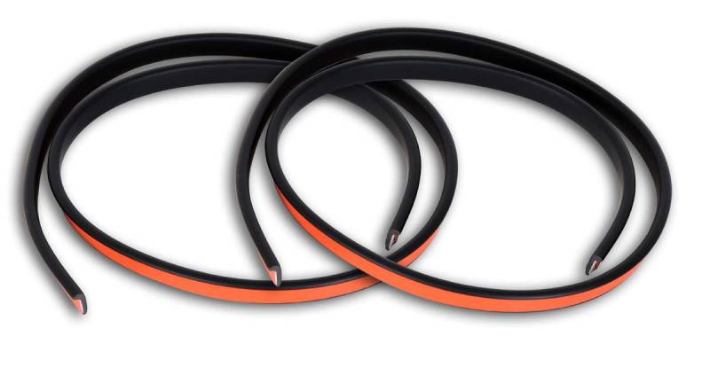Hansen Styling Parts 2X universelle Kotflügelverbreiterung 6mm Breit - 200 cm lang passend für PKW, Pickup, Wohnmobil, SUV, Transporter Gummilippe Verbreiterung von Hansen Styling Parts