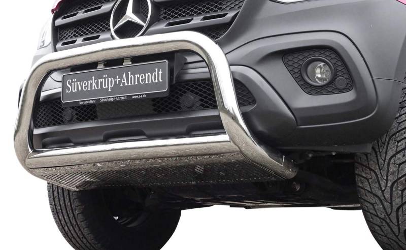 Edelstahl Frontschutzbügel mit Unterfahrschutz Ø 76 mm inkl. ABE/EG-Typengenehmigung von Hansen Styling Parts
