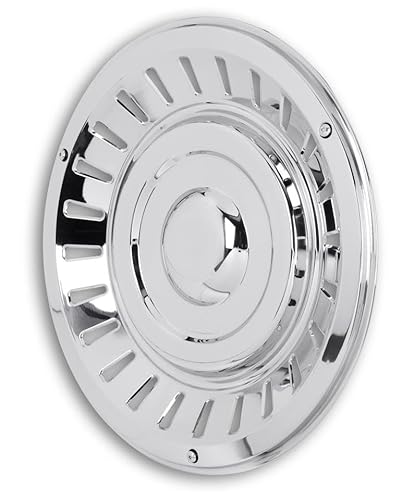 Radzierblende "Retro" (gerade Ausführung) 17,5 Zoll aus Edelstahl - universell passend für Stahlfelgen von Hansen Styling Parts