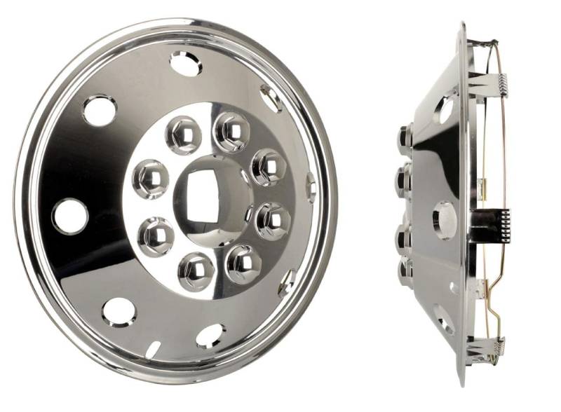 Hansen Styling Parts Radzierblenden (2 Stück) Chrom 15 Zoll universell passendes Set Wohnmobile PKW Transporter von Hansen Styling Parts