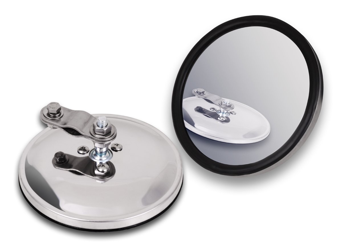 Hansen Styling Parts Universeller Weitwinkelspiegel rund 12,5cm mit poliertem rostfreiem Edelstahlgehäuse Hansen Styling Parts Universeller Weitwinkelspiegel rund 12,5cm mit poliertem rostfreiem Edelstahlgehäuse von Hansen Styling Parts