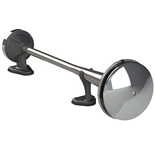 Marco Edelstahl LKW Druckluft Einzelhorn 53cm lang (aus Edelstahl) inkl. Anschluss- und Anbaumaterial~ von Hansen Styling Parts